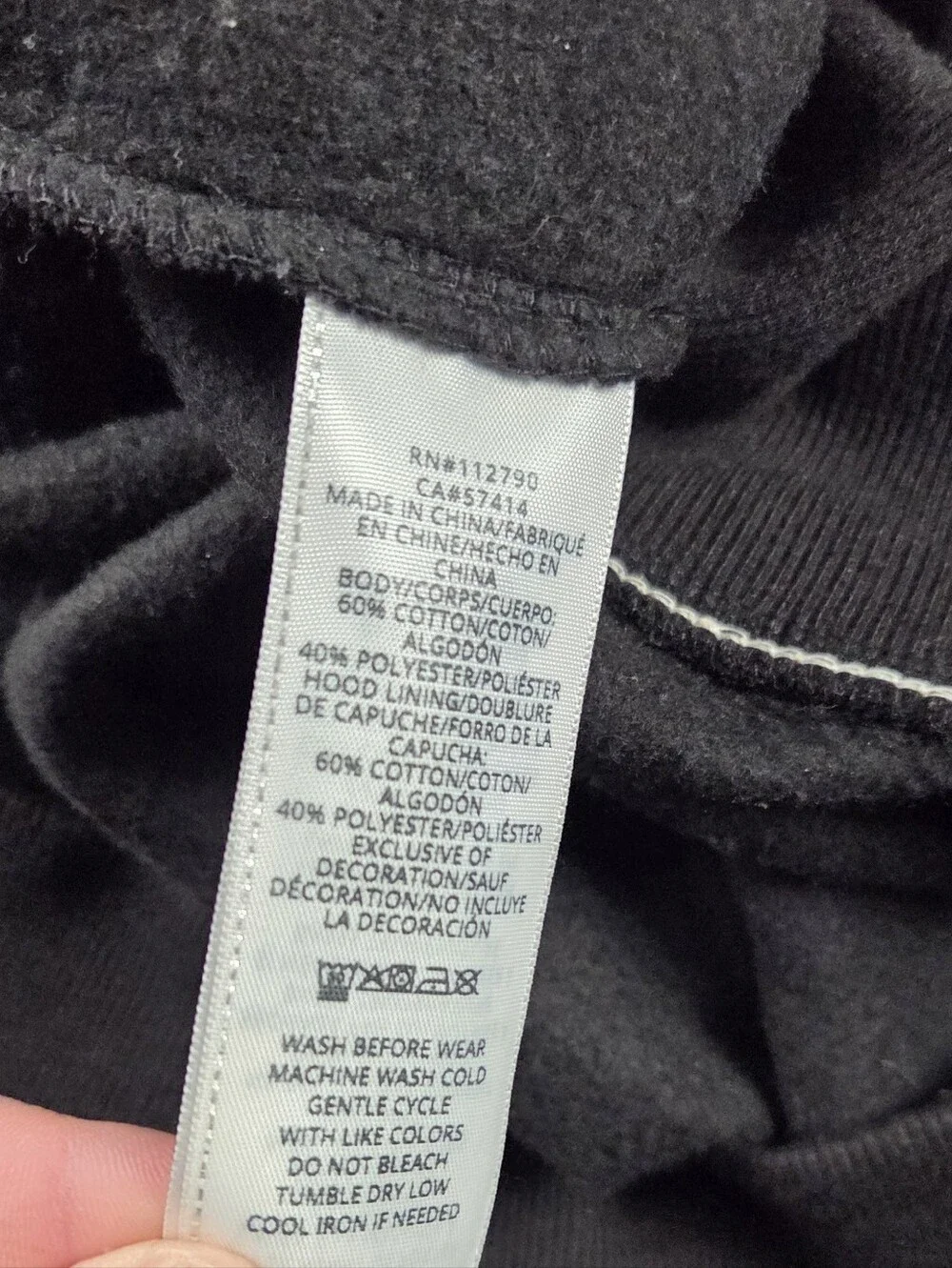 True Religion width armpit
